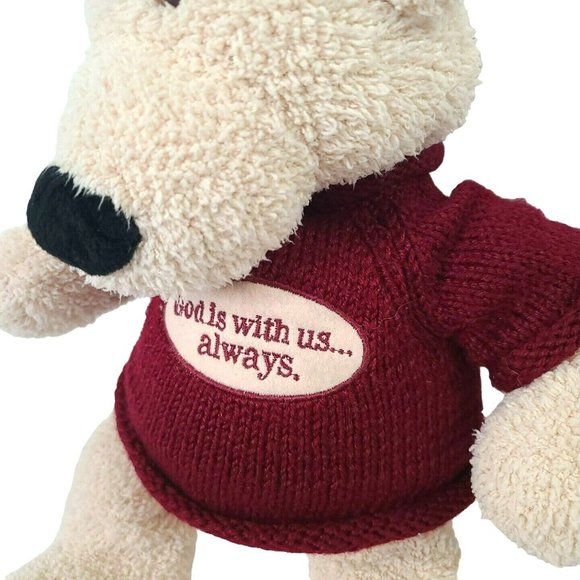 Vintage 2002 GUND Parable Christian Stores MAX Bear Plush God Is With Us Always - Picture 2 of 9